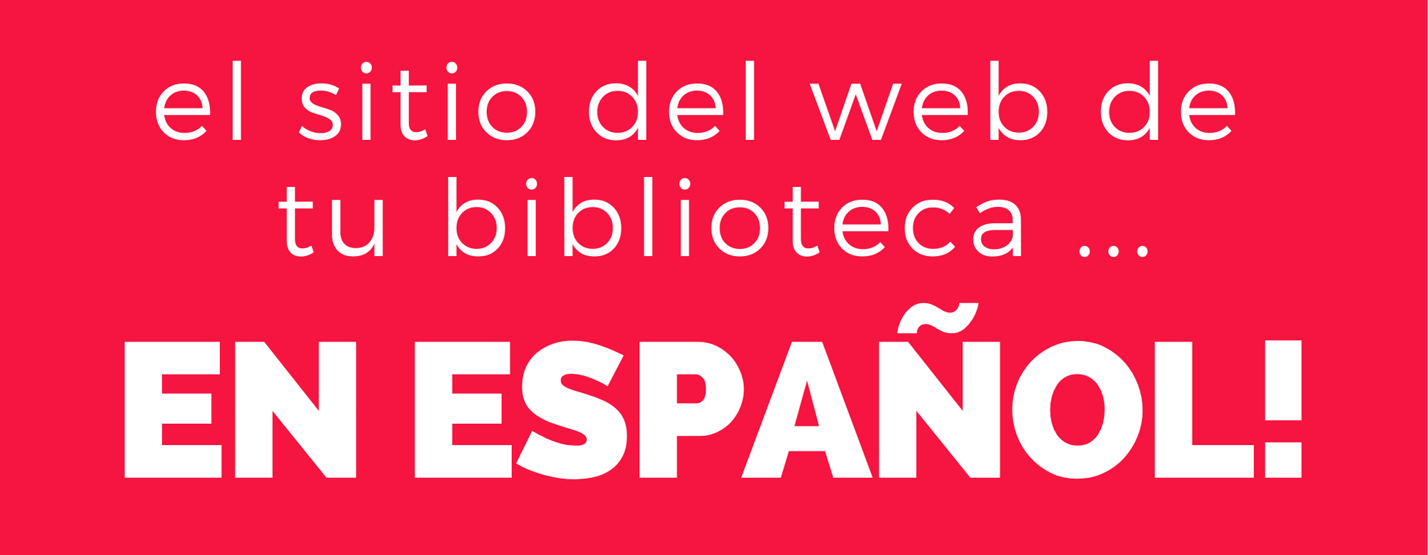 yourlibrary en espanol