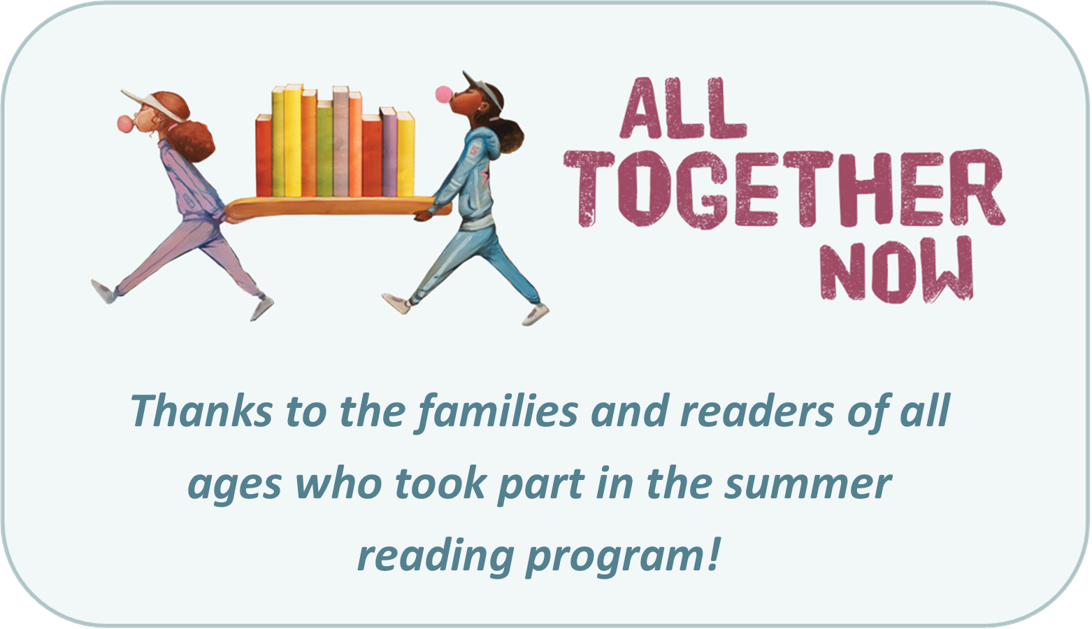 Thank you graphic for 2023 summer readers